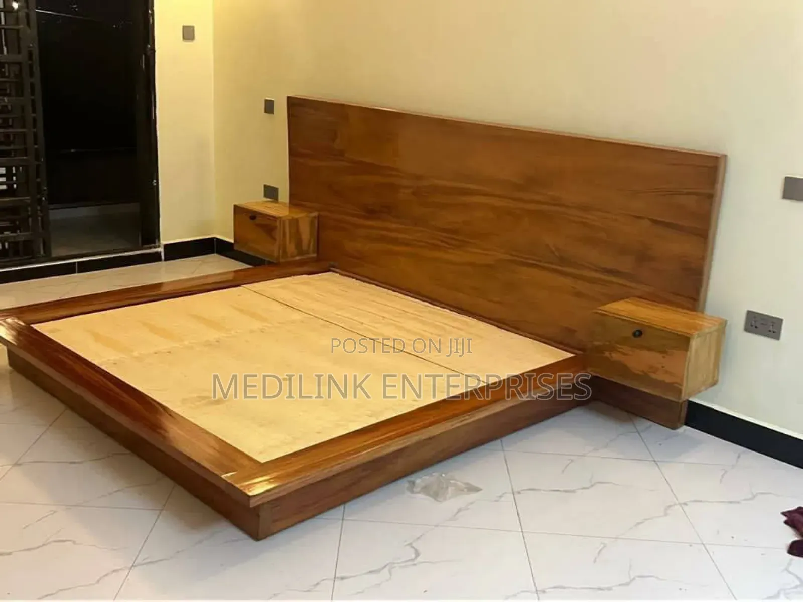 French Oak King Sized Boxbed