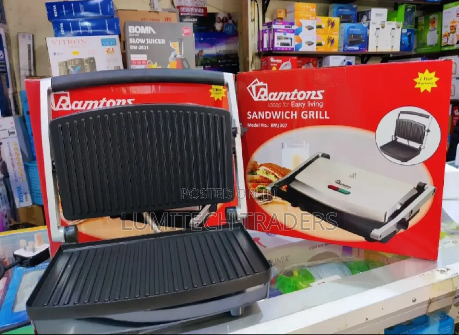 Ramtons Sandwich Panini Maker
