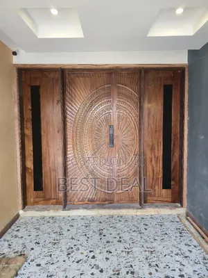 Solid Mahogany Security Double Door