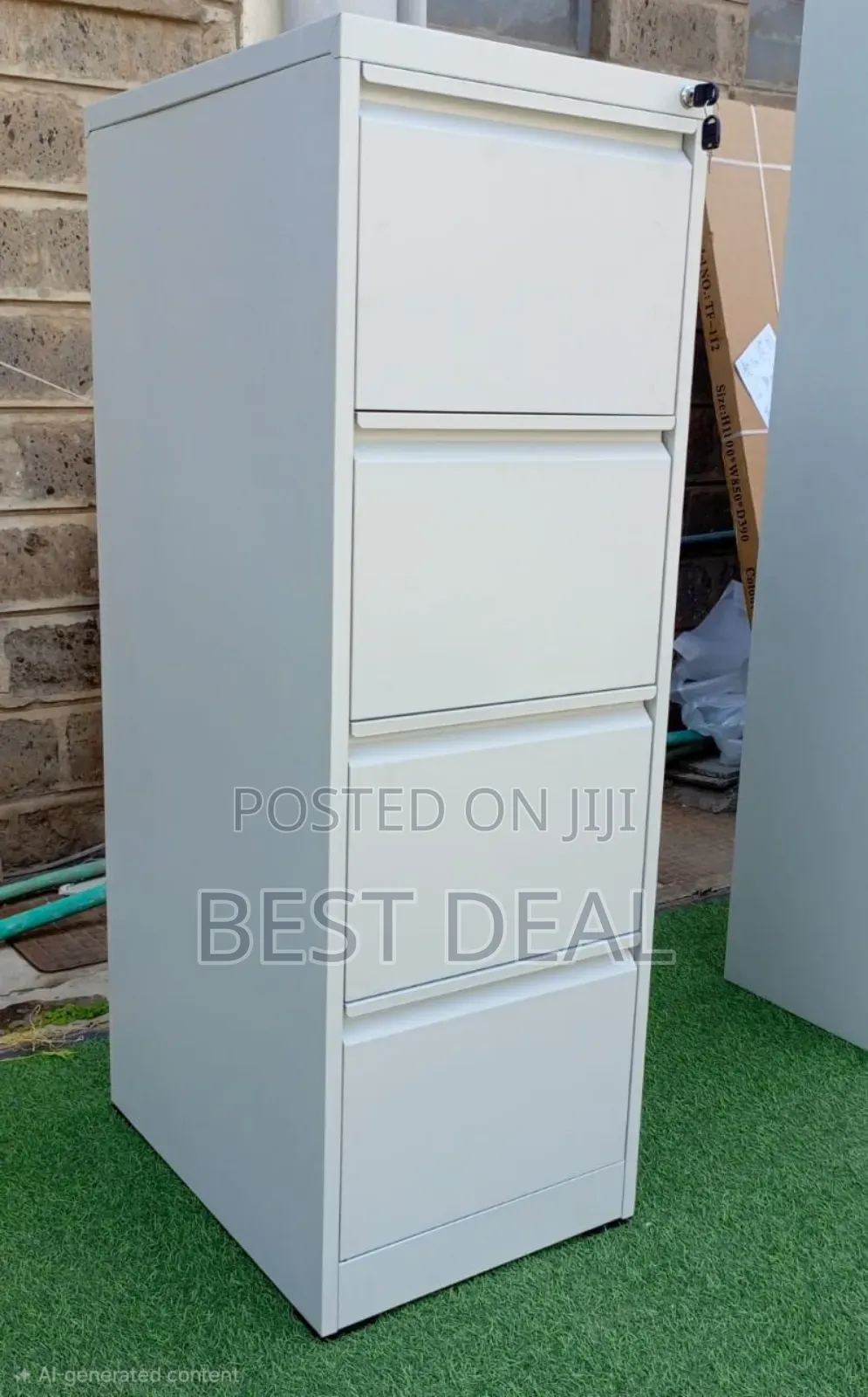 4 Drawer Metallic Office Filling Cabinet