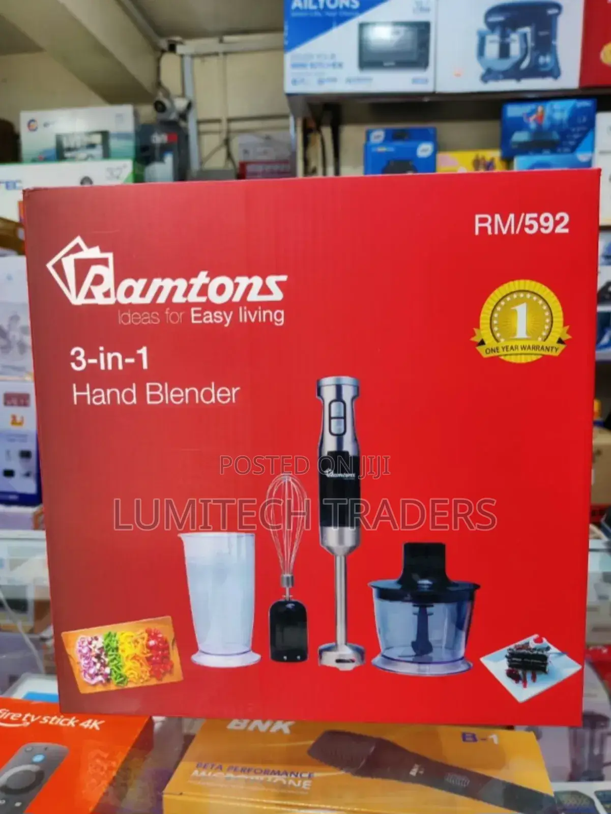 Ramtons 3in1 Hand Blender Rm592