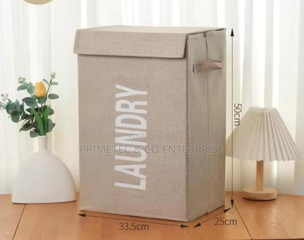 Foldable Laundry Basket With Lid