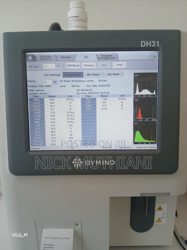 Dymind Dh 31 Haematology Analyzer - thumbnail 4