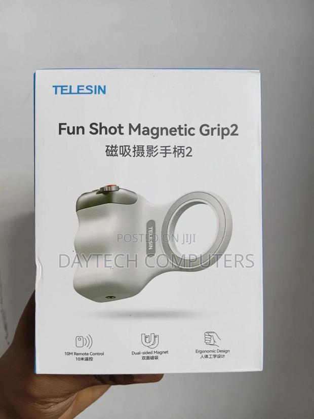 The Telesin Fun Shot Magnetic Grip 2 Camera Handle.