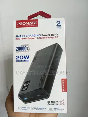 This Is a Promate Bolt-20pd 20,000mah Smart Charging Power Bank.