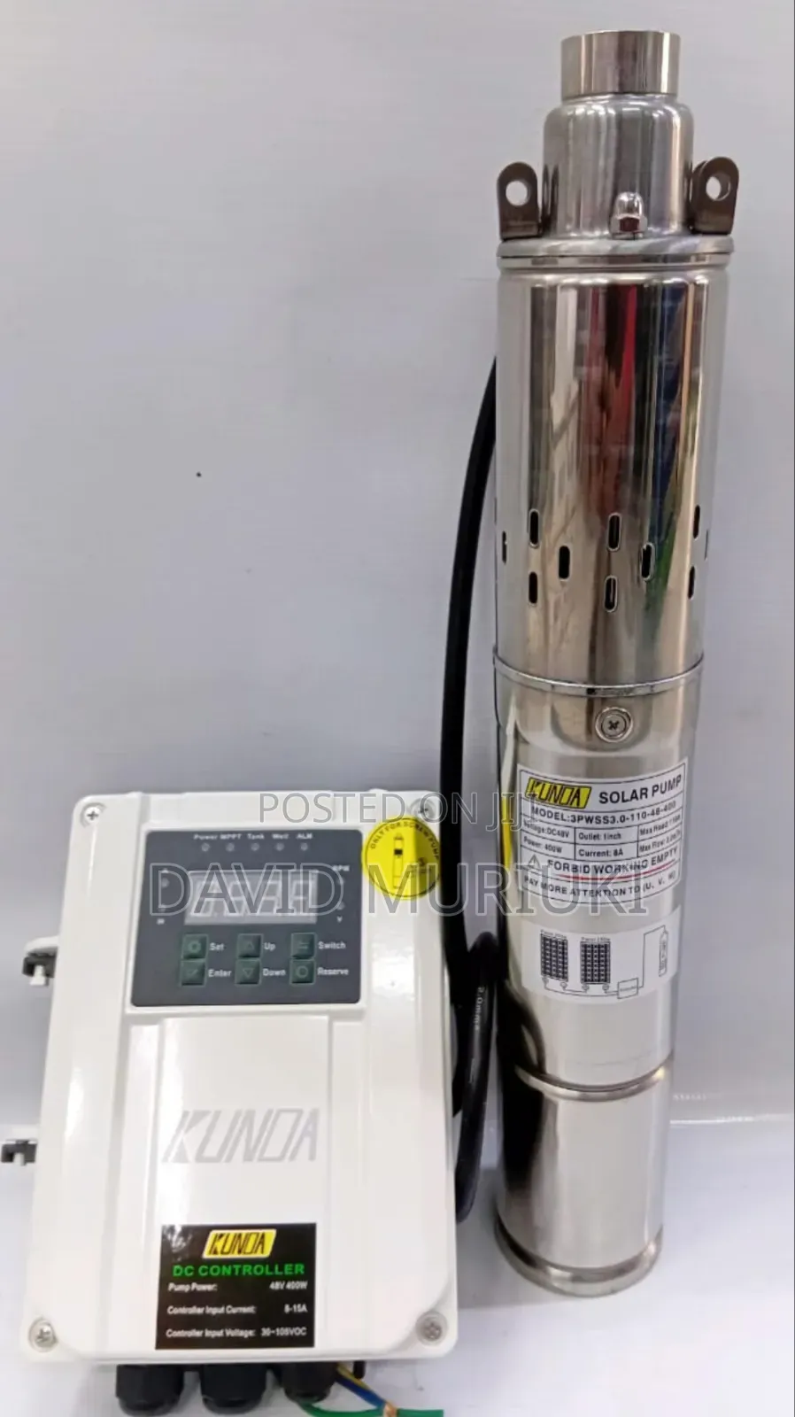 Solar Pump 400w Max Head 110 Meter