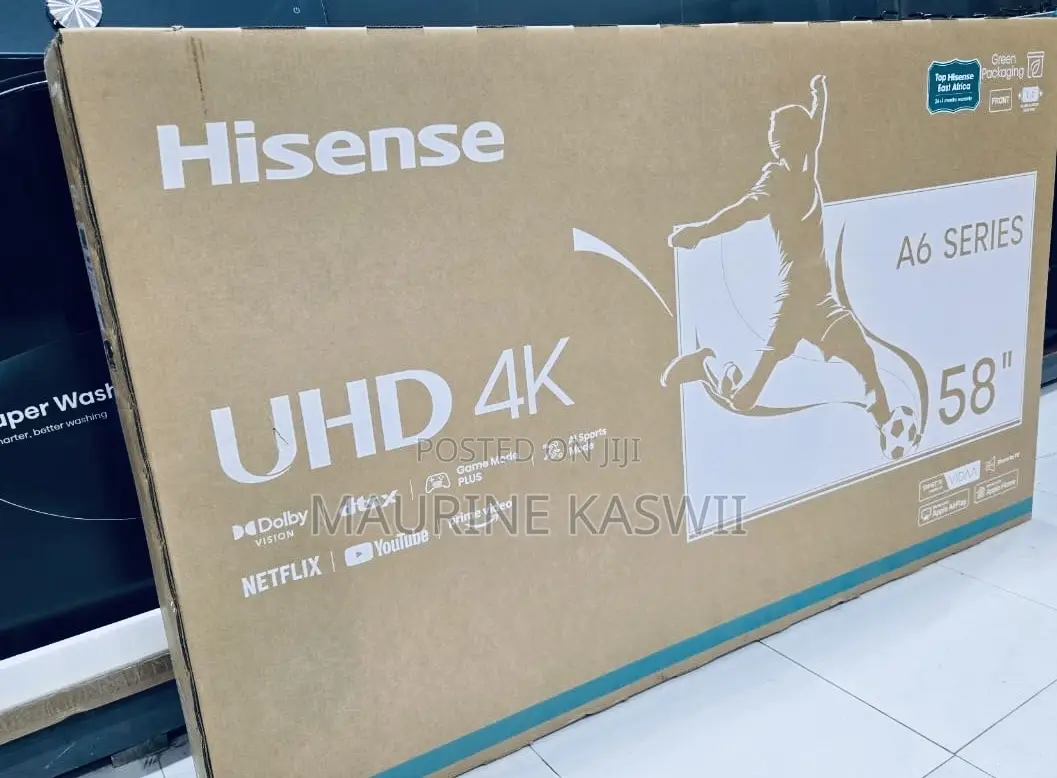 Hisense 58”Inch Uhd -58a6 2027