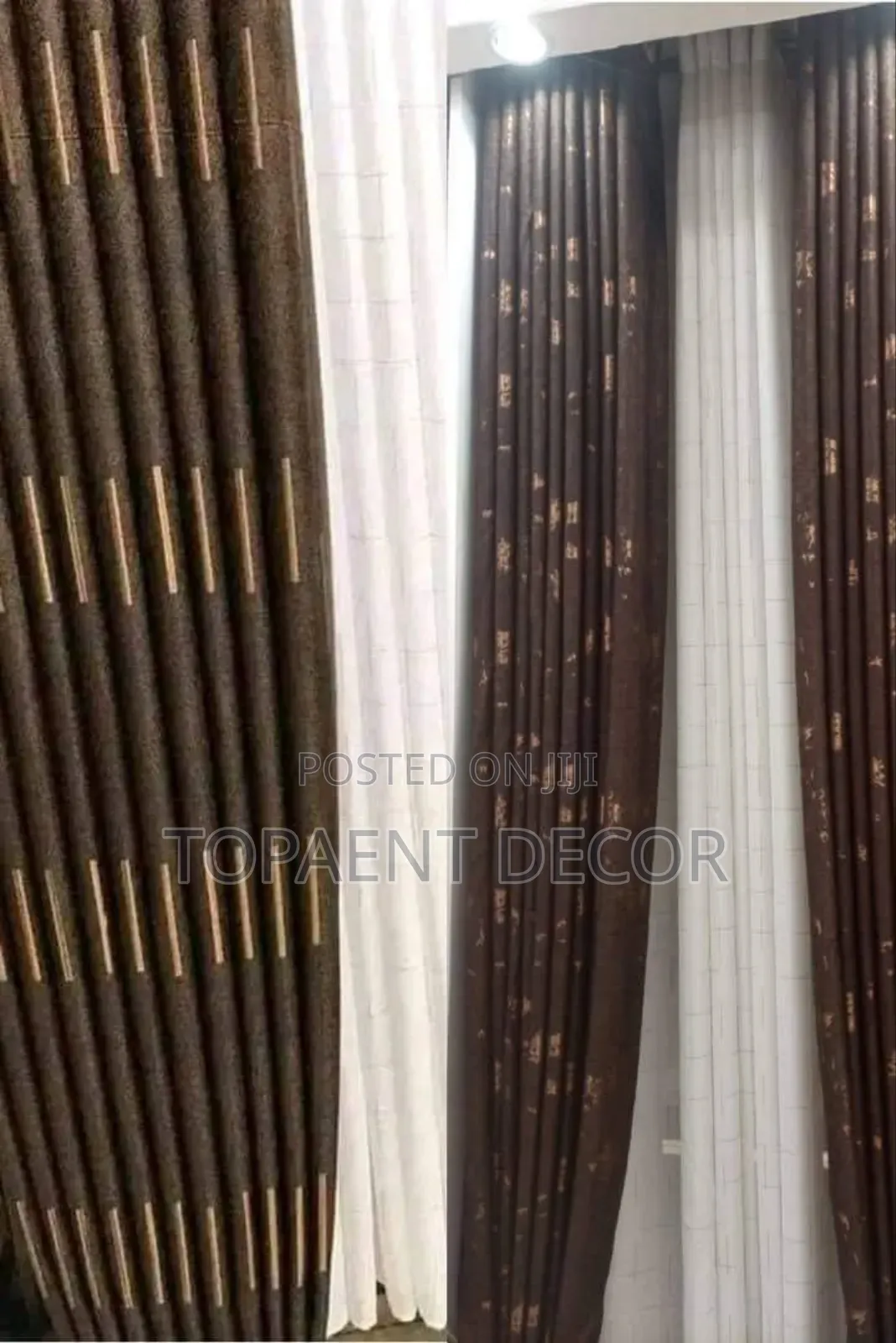 Chocolate Brown Window Upgrade Elegant Curtains