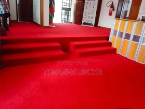 Delta Red Non Fluffy Easy To Clean Wall To Wall Floor Carpets