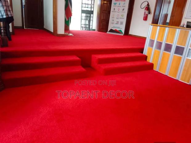 Delta Red Non Fluffy Easy To Clean Wall To Wall Floor Carpets