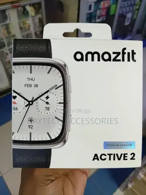 Amazfit Active 2 Square Fitness Smartwatch - Premium Version