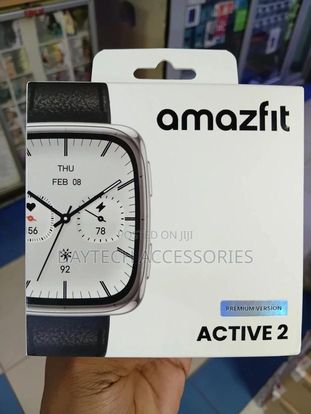 Amazfit Active 2 Square Fitness Smartwatch - Premium Version