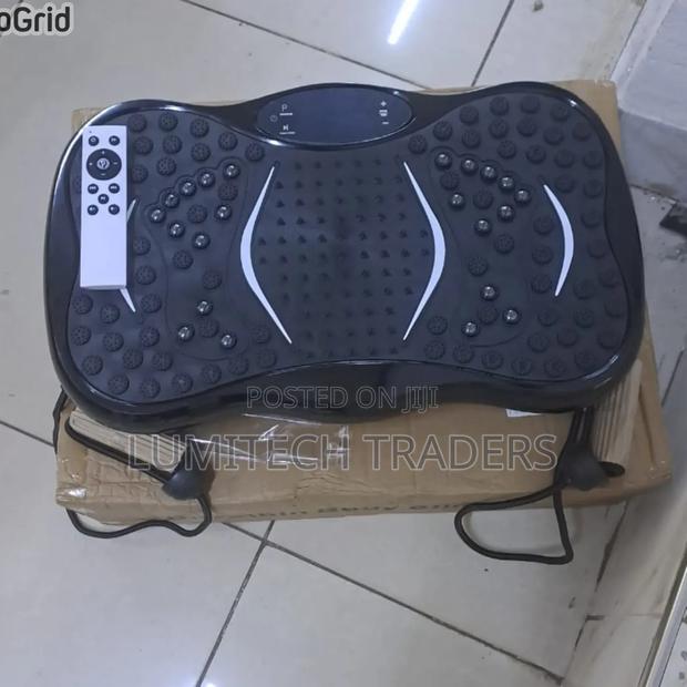 Vibration Fitness Plate With Remote Bands Workout Machines