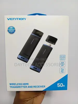 Vention – Wireless Hdmi Video Transmitter and Receiver 5g 50m - Black
