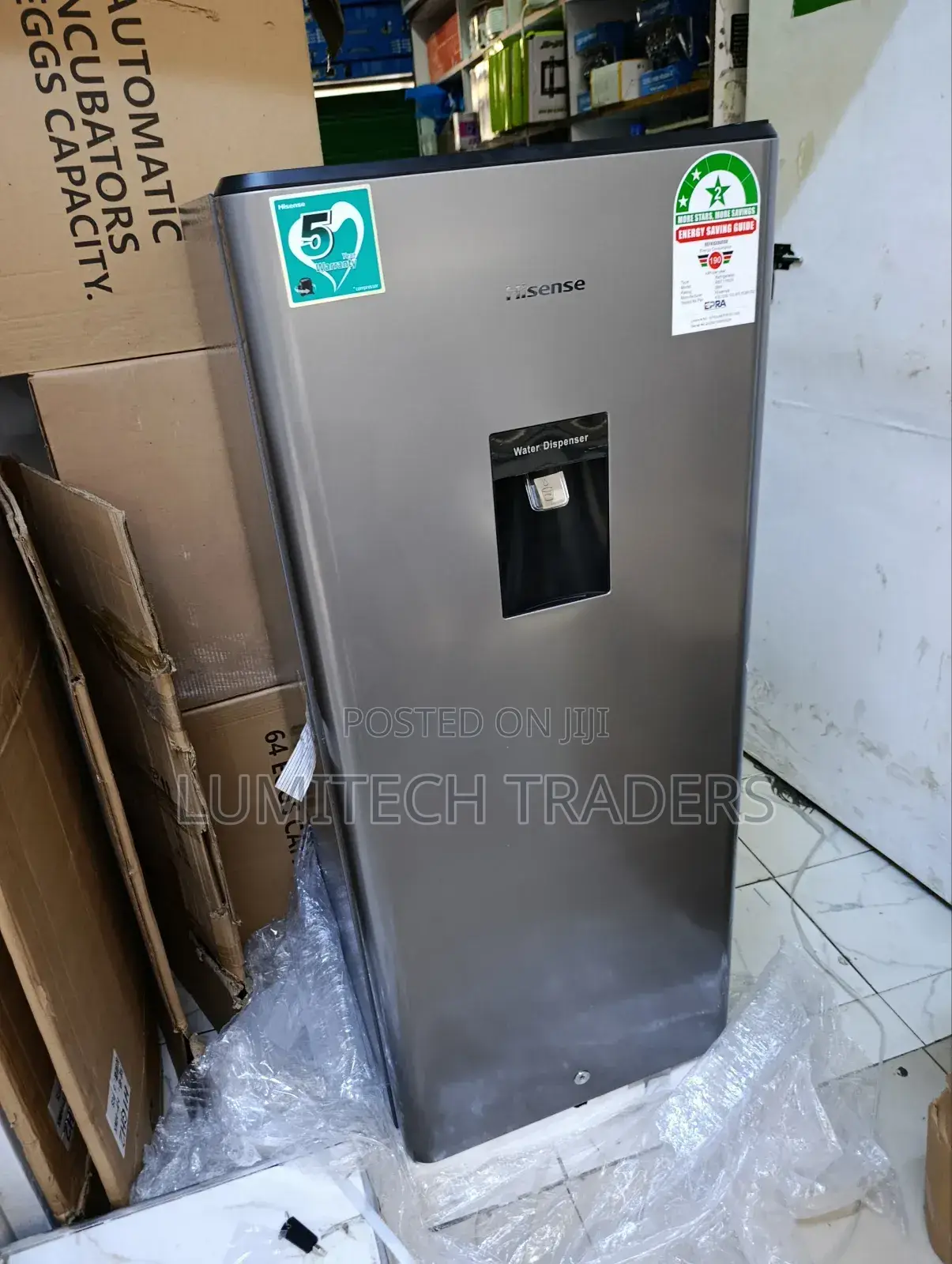Hisense 176litres Refrigerator With Water Dispenser