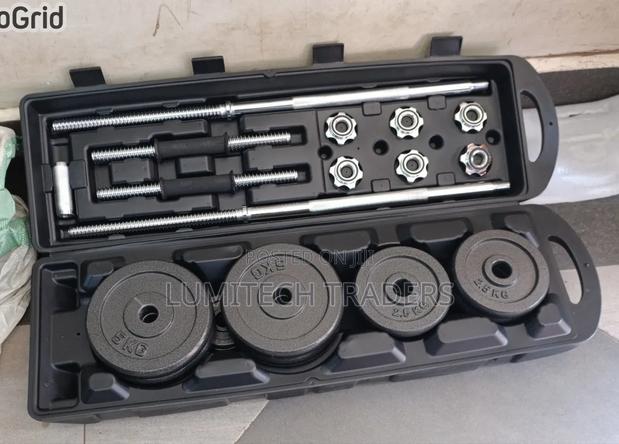 50 Kg Barbell and Dumbbell Set