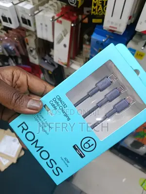 Romoss Cb25n 3 in 1 Fast Charging Woven Cable