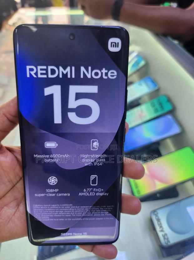 New Xiaomi Redmi Note 15 256 GB Black - thumbnail 2