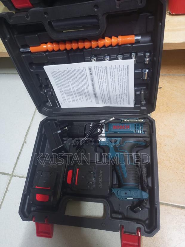 This Is A Bosch Cordless Impact Drill Set - main view