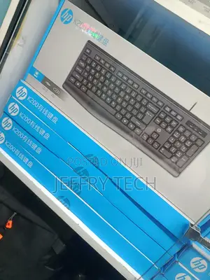 Hp Usb Keyboard Black- 3cy44pa
