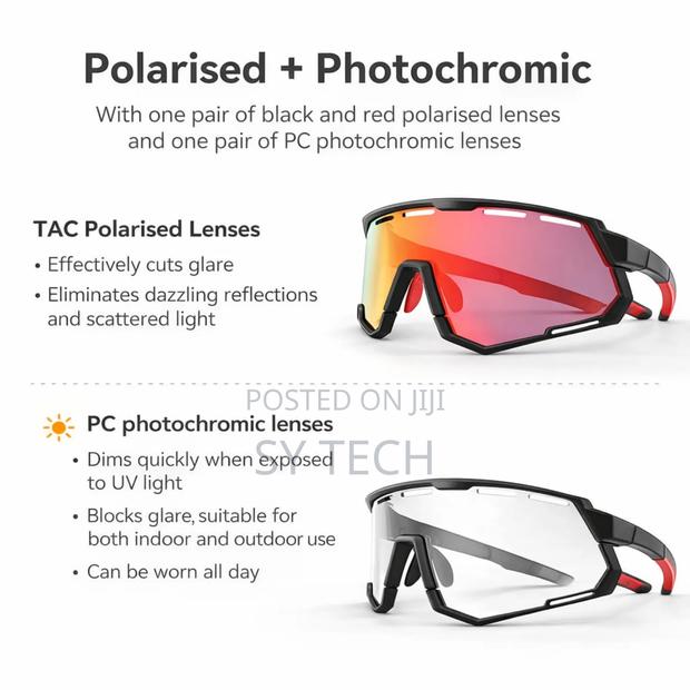 Interchangeable Polarized Photochromic Multipurpose Glasses - thumbnail 4