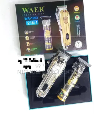 Waer Professional 2-in-1 Hair Clipper and Trimmer Set/Shaver