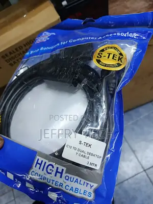 C14 to 2xc13 Power Cord Plug Iec 320 C14 Male to Dual C13 Female Adapt