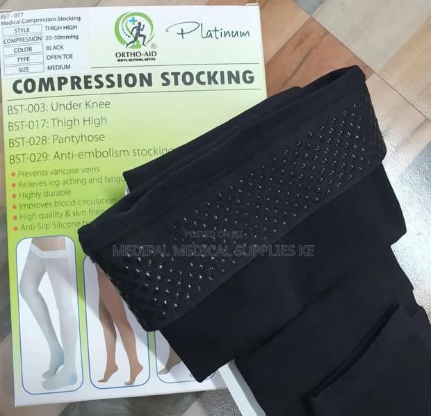 Compression Stockings-Thigh High - main view