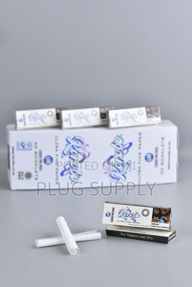 Korobo Local White Regular Size Rolling Papers 100 Leaves Per Booklet