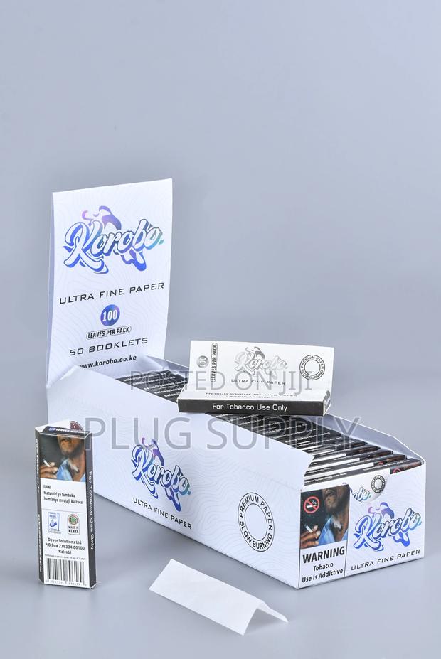 Korobo Local White Regular Size Rolling Papers 100 Leaves Per Booklet - thumbnail 2