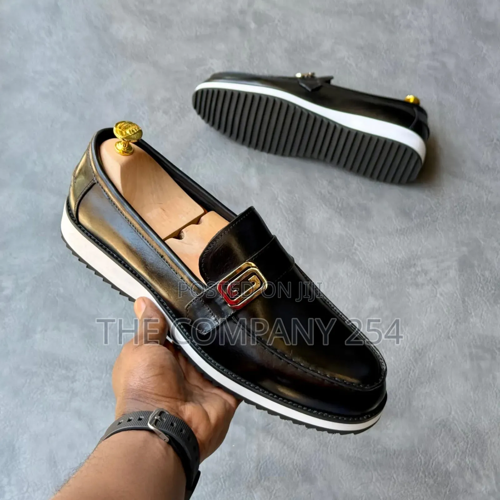 Quality Casual Leather Flat Rubber Sole Oxford Leather Shoes