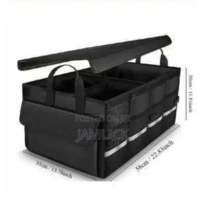 Heavy Duty Car Boot Organizer Storage Box –Cr