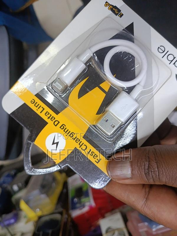 Power Bank Cable Short 8-Pin to Usb Sync Charging Cable for iPhone 7 - thumbnail 2