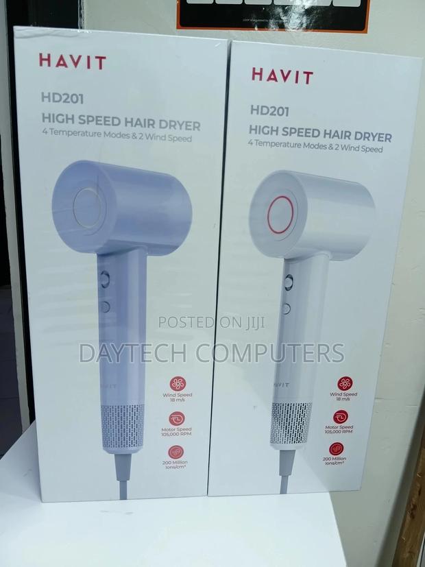Havit Hd201 High Speed Hair Dryer |105,000 Rpm |