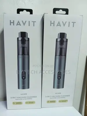 Havit 2-in-1 Suction and Blowing Vacuum Cleaner - Black