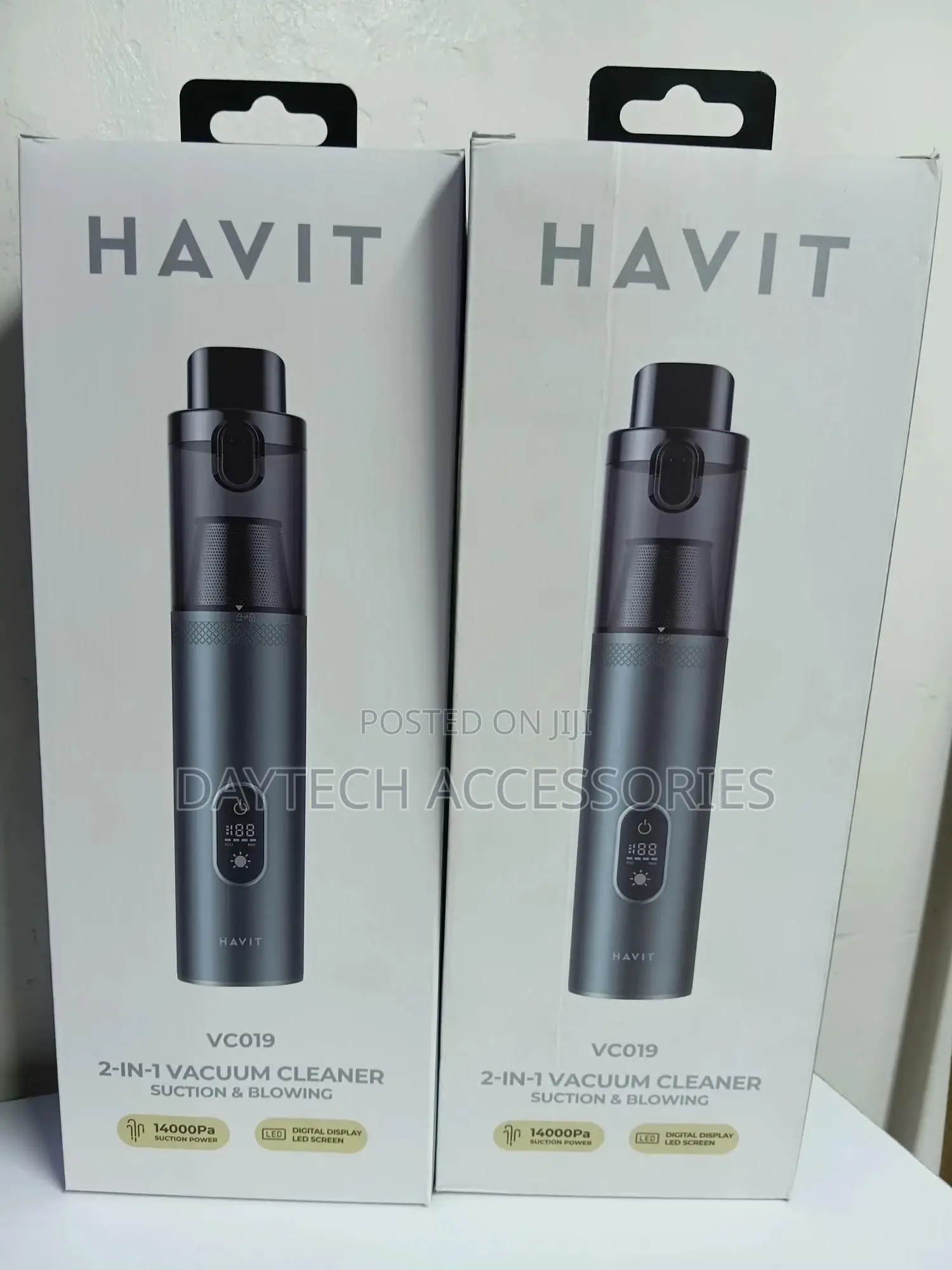 Havit 2-in-1 Suction and Blowing Vacuum Cleaner - Black