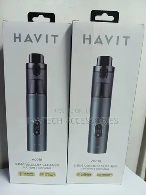 Havit 2-in-1 Suction and Blowing Vacuum Cleaner - Black