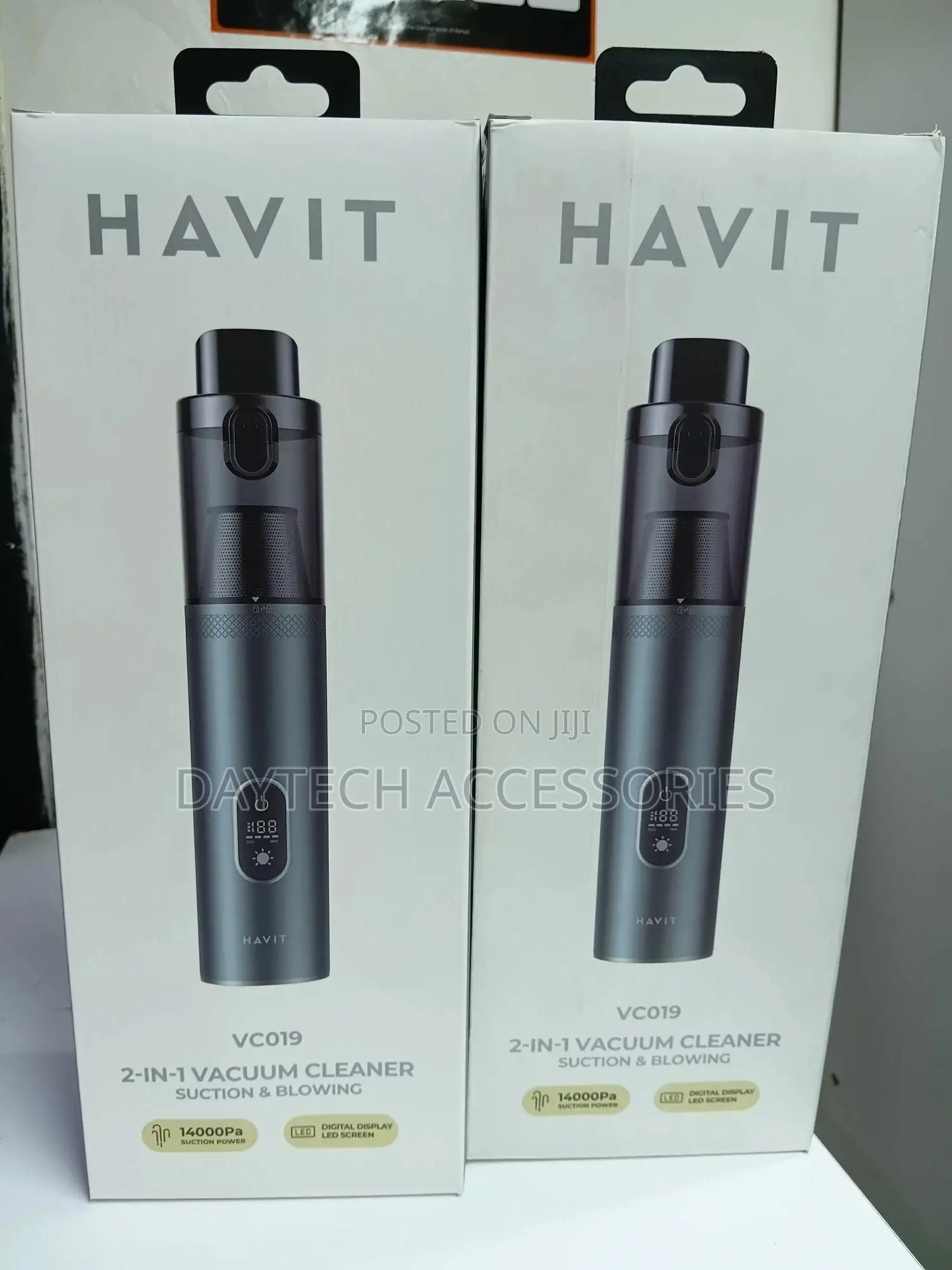 Havit 2-in-1 Suction and Blowing Vacuum Cleaner - Black