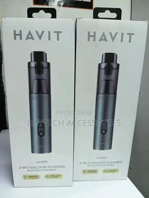Havit 2-in-1 Suction and Blowing Vacuum Cleaner - Black