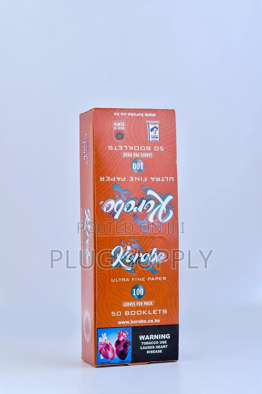 Korobo Brown Regular Size Rolling Papers 100 Leaves