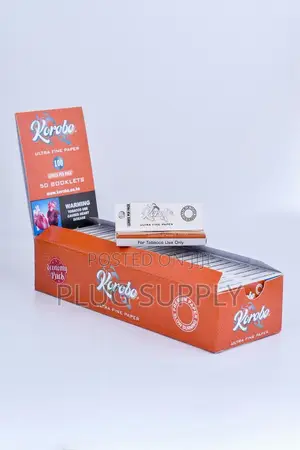 Korobo Brown Regular Size Rolling Papers 100 Leaves