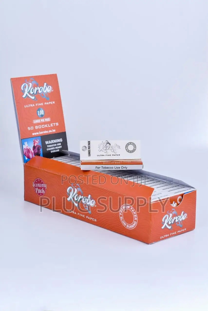 Korobo Brown Regular Size Rolling Papers 100 Leaves