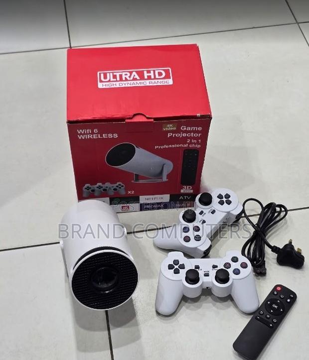 Hy300 Mini Projector With 2 Game Controller 3d Video Game Console - main view