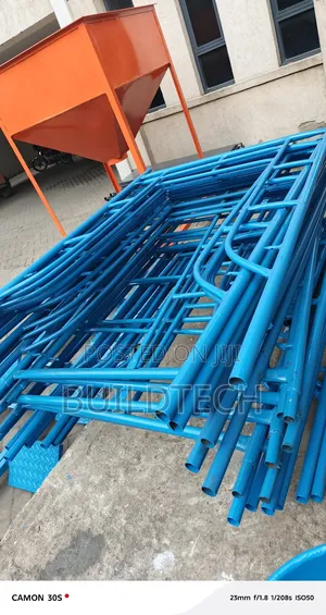 Blue Coloured Scaffolding Ladder