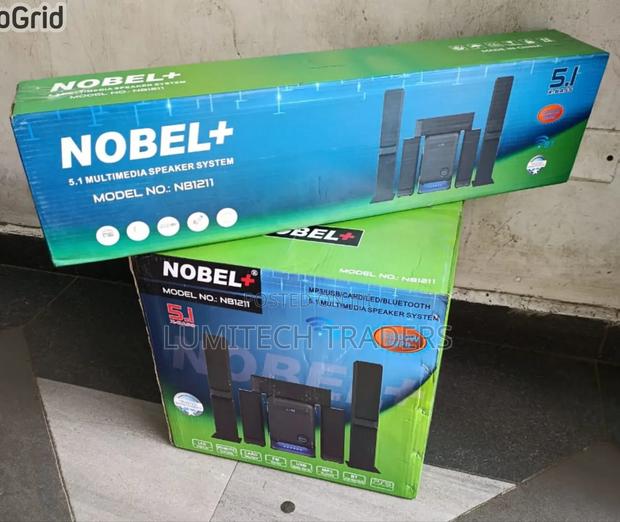 Nobel Plus 5.1 Subwoofer Nb-1211 Bluetooth Speaker System 22000w Pmpo
