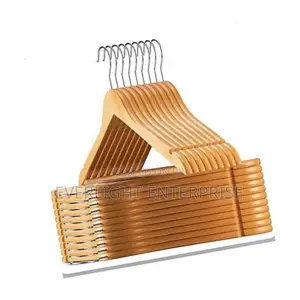 10 PCS Wooden Clothes Hanger