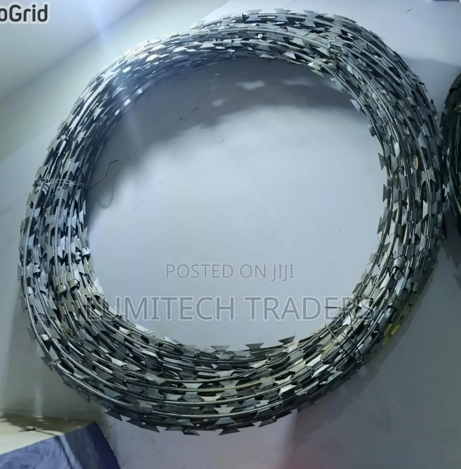 Silver Double Galvanized Razor Wire