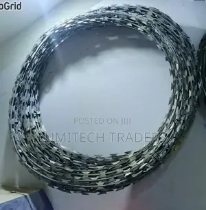 Silver Double Galvanized Razor Wire