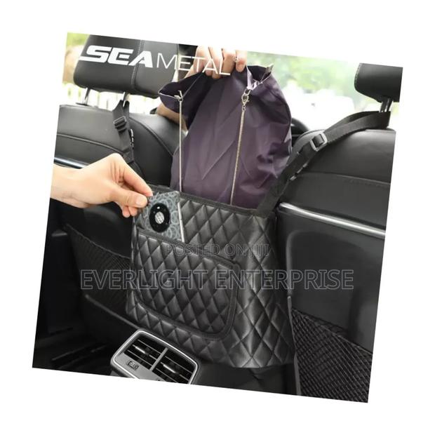 High Quality Pu Leather Car in Between Seat Organizer - main view