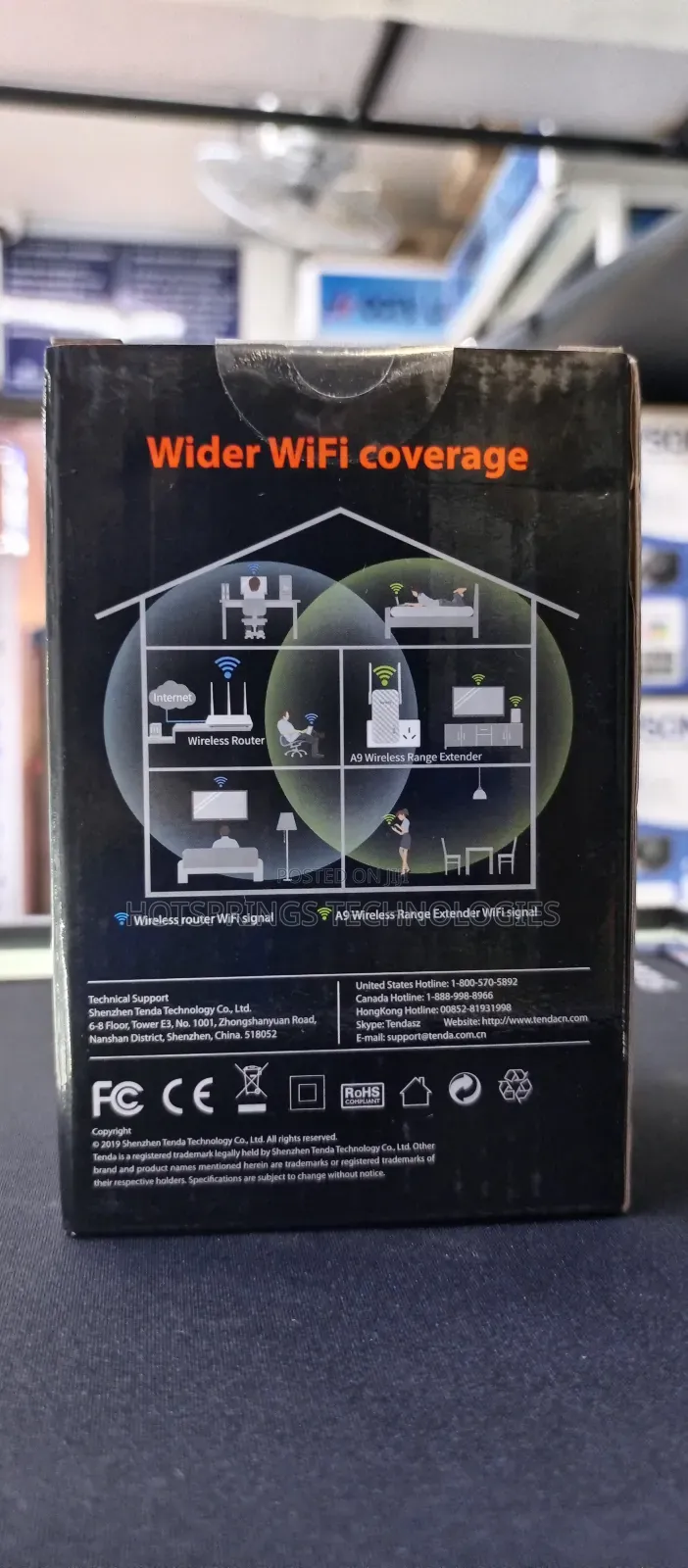 Tenda Wireless N300 Universal Range Extender